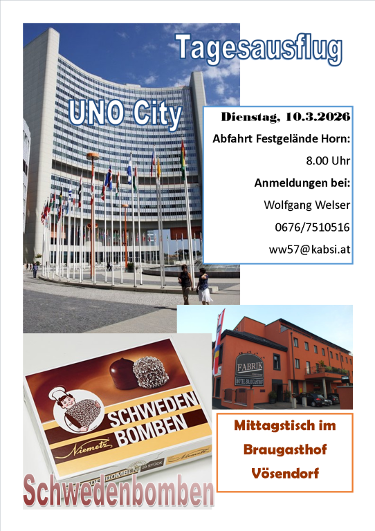 Tagesausflug UNO City